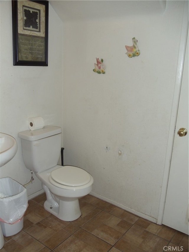 bathroom with toilet