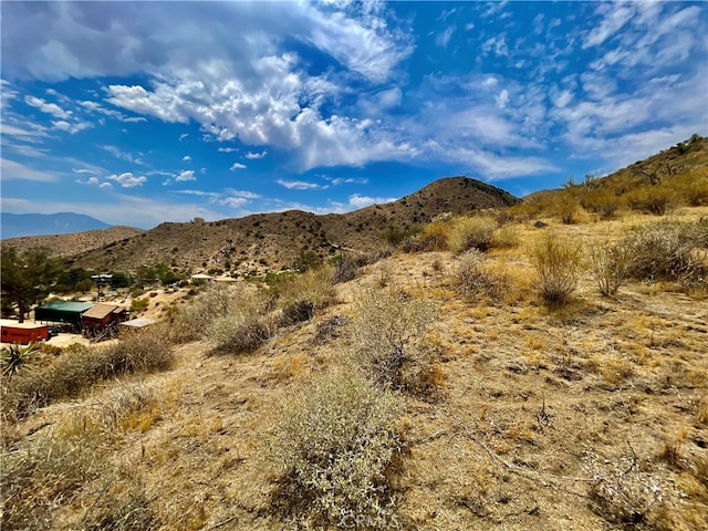 view of mountain feature