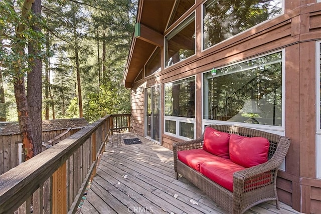 view of deck