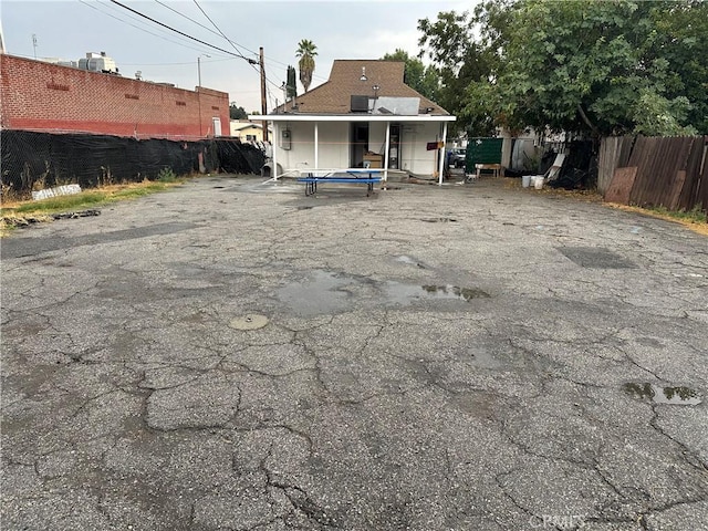 view of rear view of property