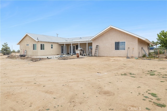 view of rear view of property