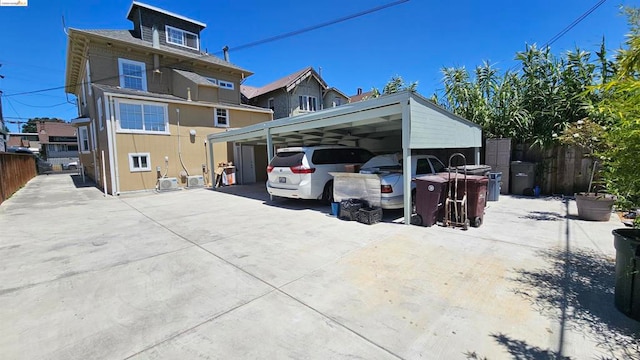 view of rear view of property