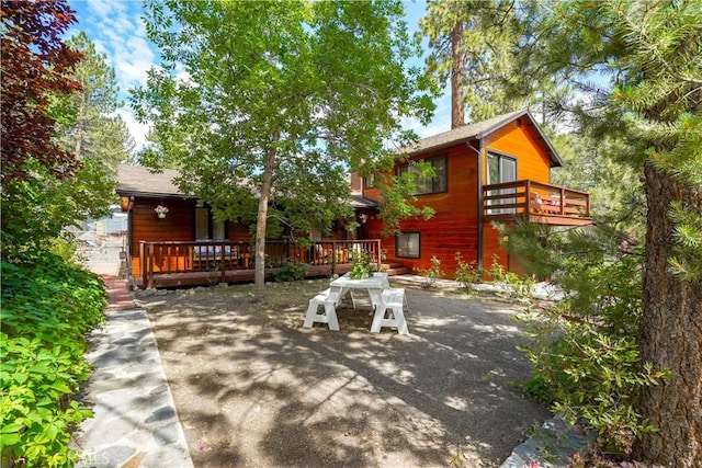 view of patio / terrace featuring a deck