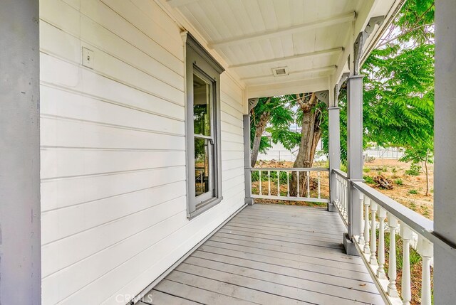 21457 Pecan St, Wildomar, CA 92595 - view of wooden porch