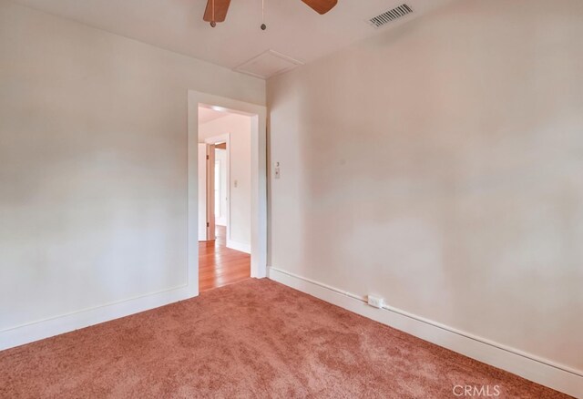 21457 Pecan St, Wildomar, CA 92595 - empty room with ceiling fan and carpet floors