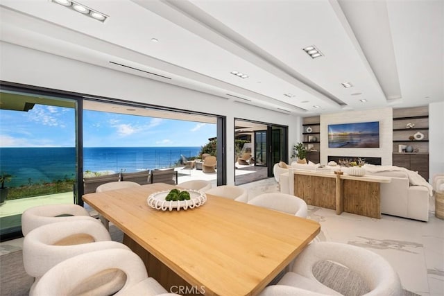 67 Monarch Bay Dr, Dana Point, CA 92629 - dining area with built in shelves