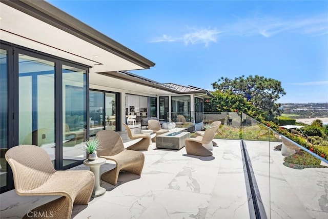 67 Monarch Bay Dr, Dana Point, CA 92629 - view of patio / terrace featuring a fire pit
