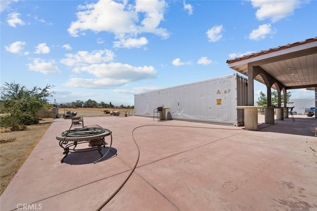 view of patio