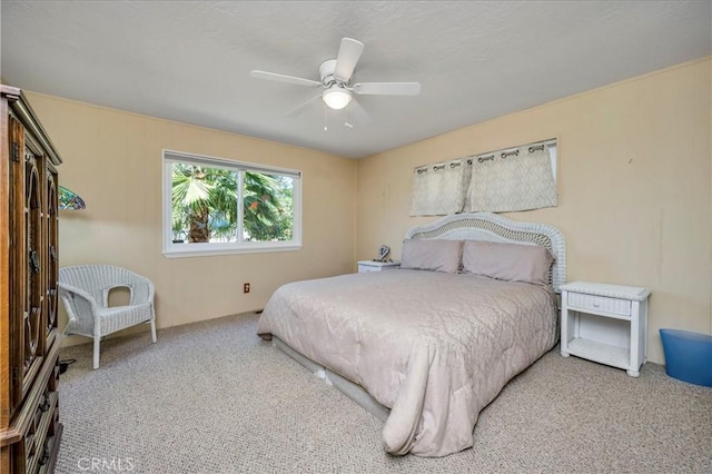 7722 Cora Dr, Lucerne, CA 95458 - carpeted bedroom featuring ceiling fan