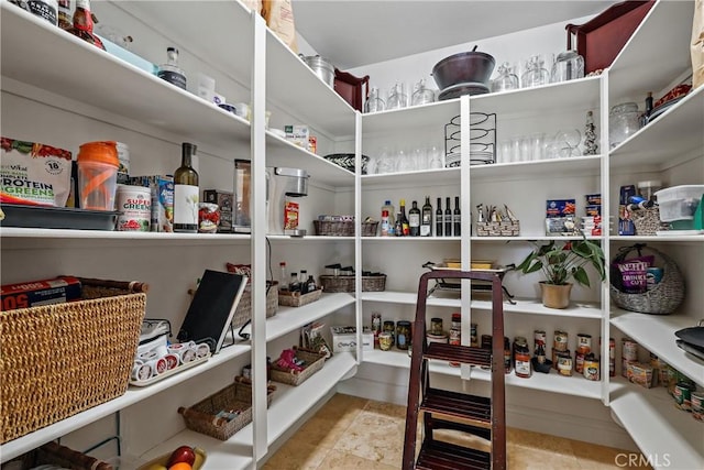 view of pantry