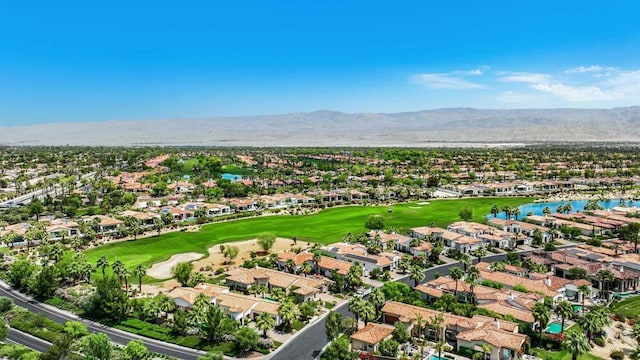 aerial view featuring a mountain view