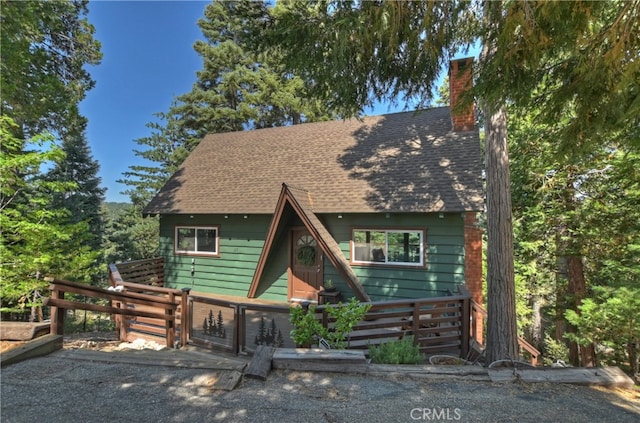 view of front of home