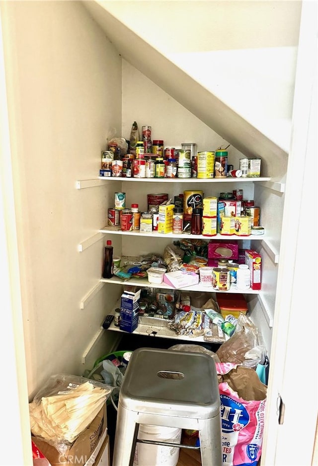 view of pantry