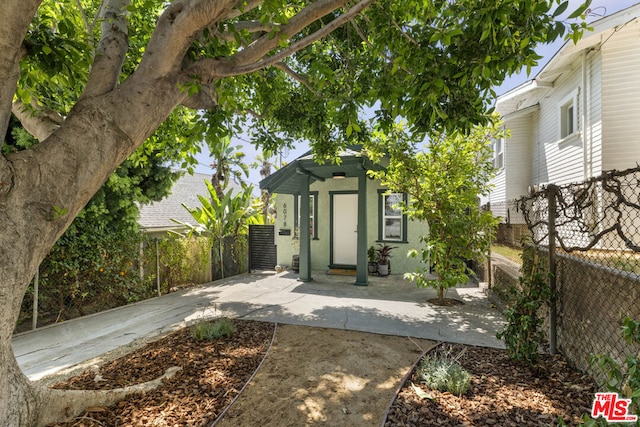 exterior space featuring a patio area