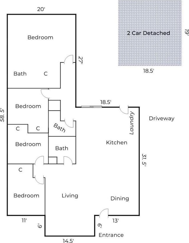 6053 Turnergrove Dr, Lakewood, CA 90713 - property floor plan
