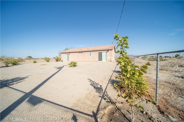 view of rear view of property