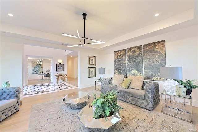 20487 Gartel Dr, Walnut, CA 91789 - living room with wood finished floors and recessed lighting