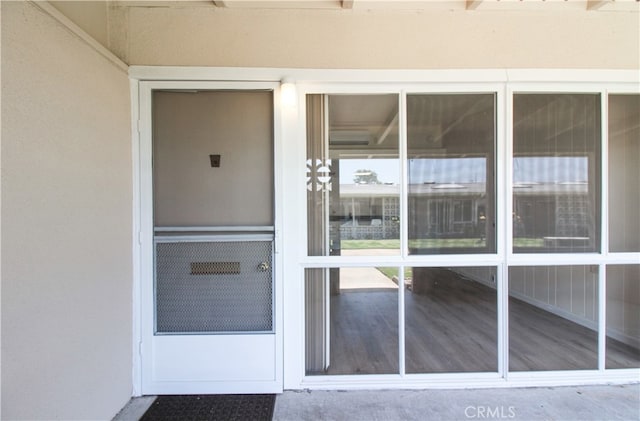 view of property entrance