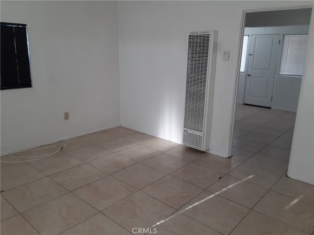 view of tiled spare room