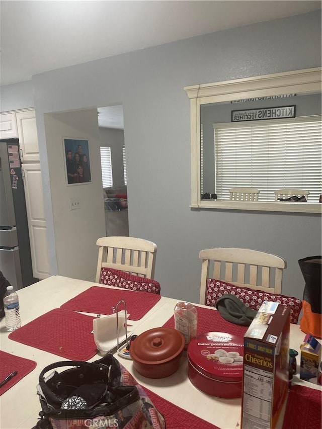 view of dining area