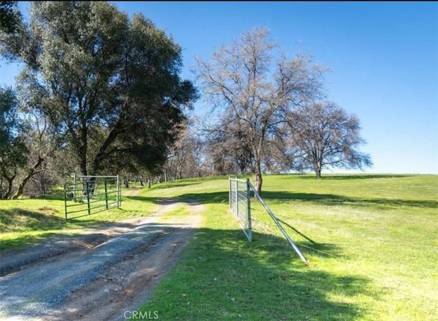 view of road