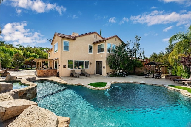 exterior space with a patio