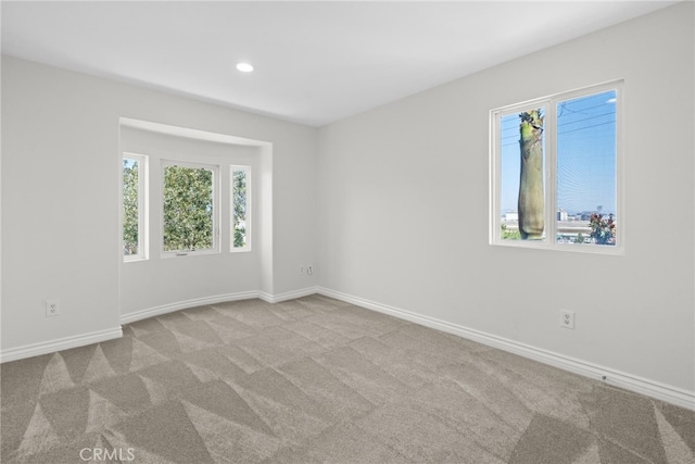 328 E Imperial Ave Unit 1, El Segundo, CA 90245 - carpeted empty room featuring baseboards and recessed lighting