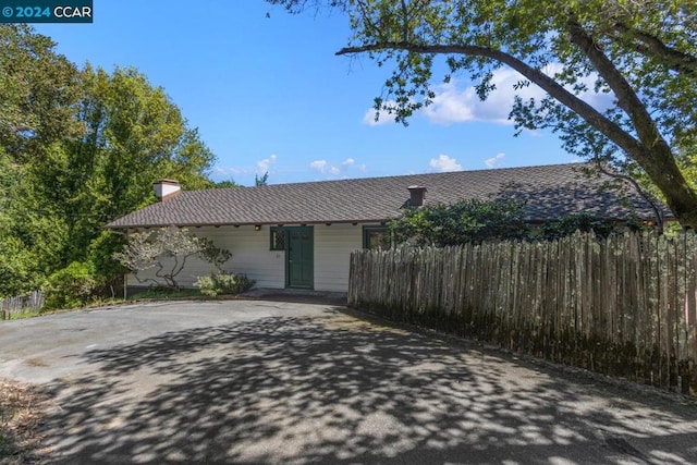 view of ranch-style house