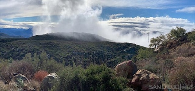 view of mountain feature