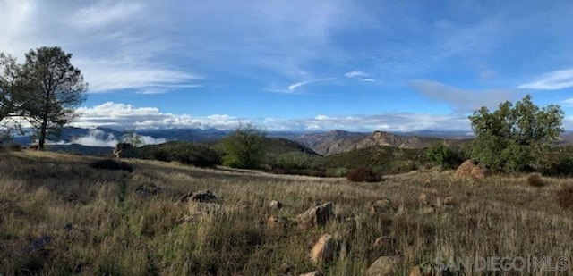 view of mountain feature