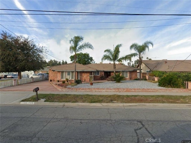 view of ranch-style house