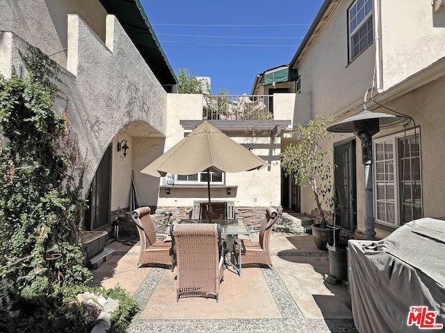 view of patio