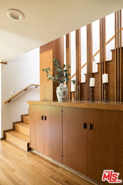 interior space featuring hardwood / wood-style floors