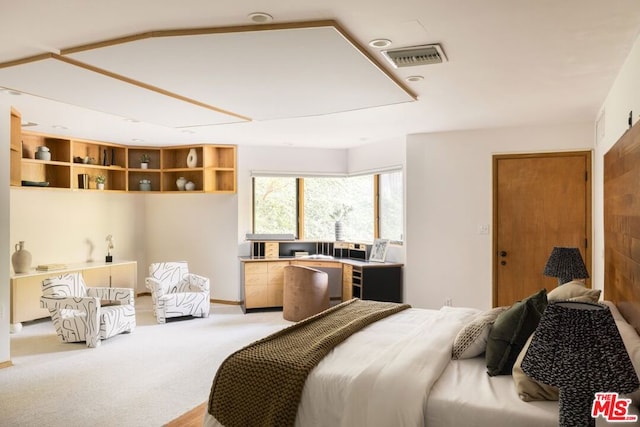 bedroom featuring carpet flooring