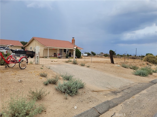 view of ranch-style house