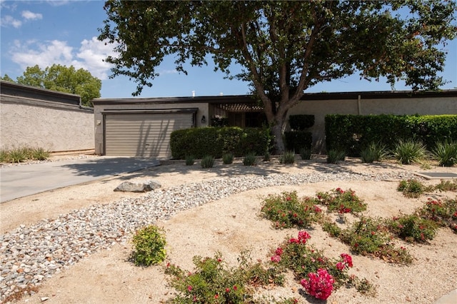 ranch-style house with a garage