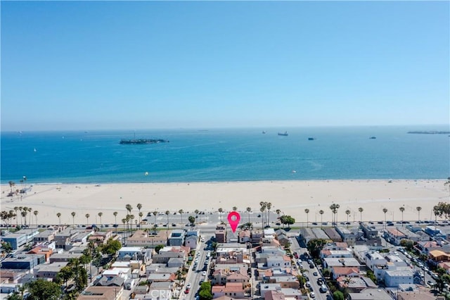 water view featuring a view of the beach