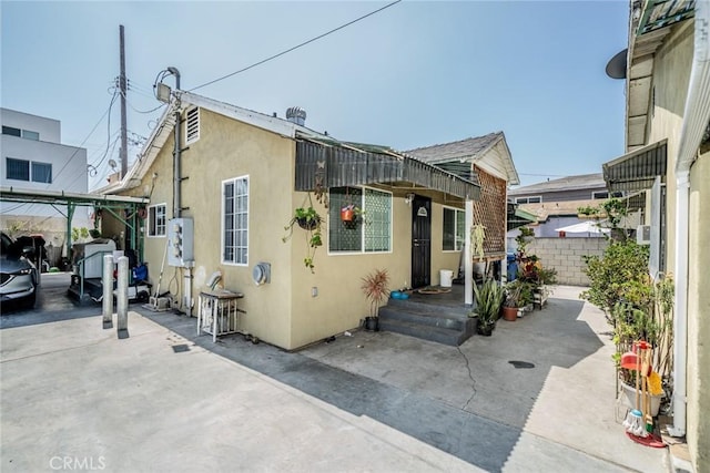 view of rear view of property