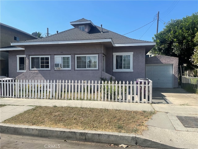 front of property featuring a garage