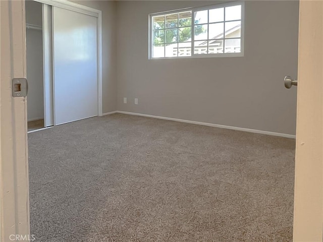 spare room featuring carpet flooring