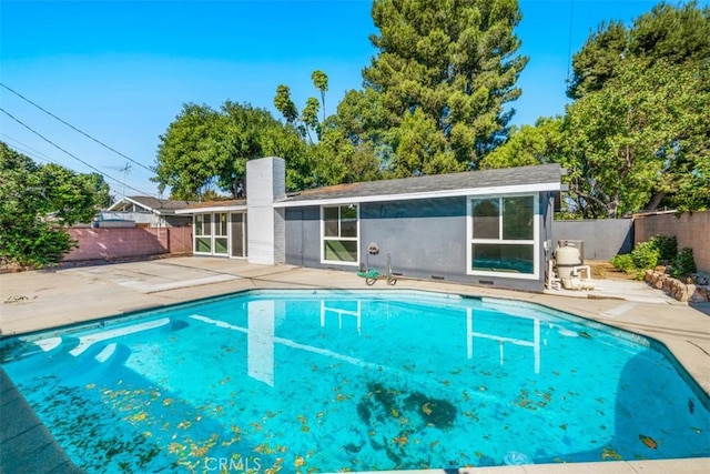 15814 Septo St, North Hills, CA 91343 - view of pool featuring a patio area and a fenced backyard