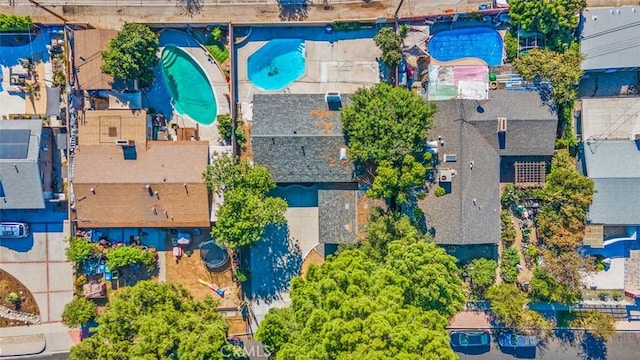 15814 Septo St, North Hills, CA 91343 - aerial view of a pool