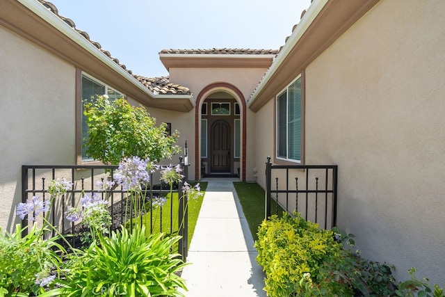 view of entrance to property