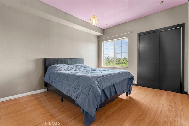 4301 Fulton Ave Unit 301, Sherman Oaks, CA 91423 - bedroom featuring wood finished floors and baseboards
