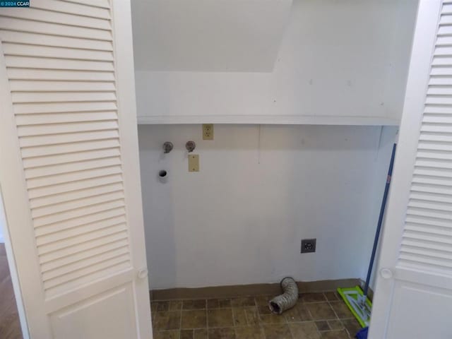 laundry area featuring electric dryer hookup and hookup for a washing machine