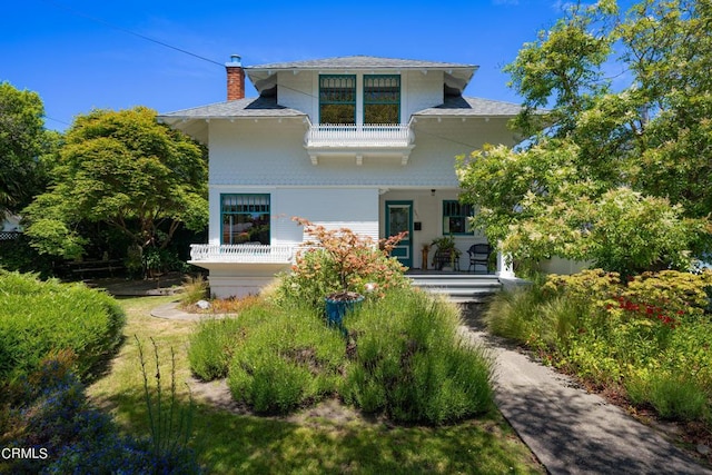 view of back of property