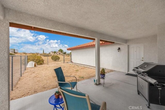 view of patio / terrace featuring area for grilling