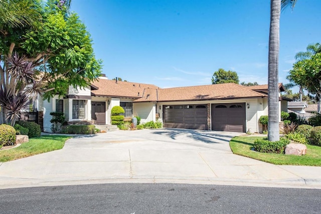 ranch-style house with a garage