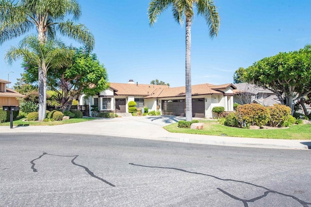 ranch-style house with a garage