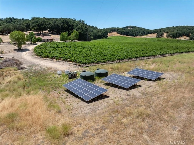 exterior space featuring a rural view